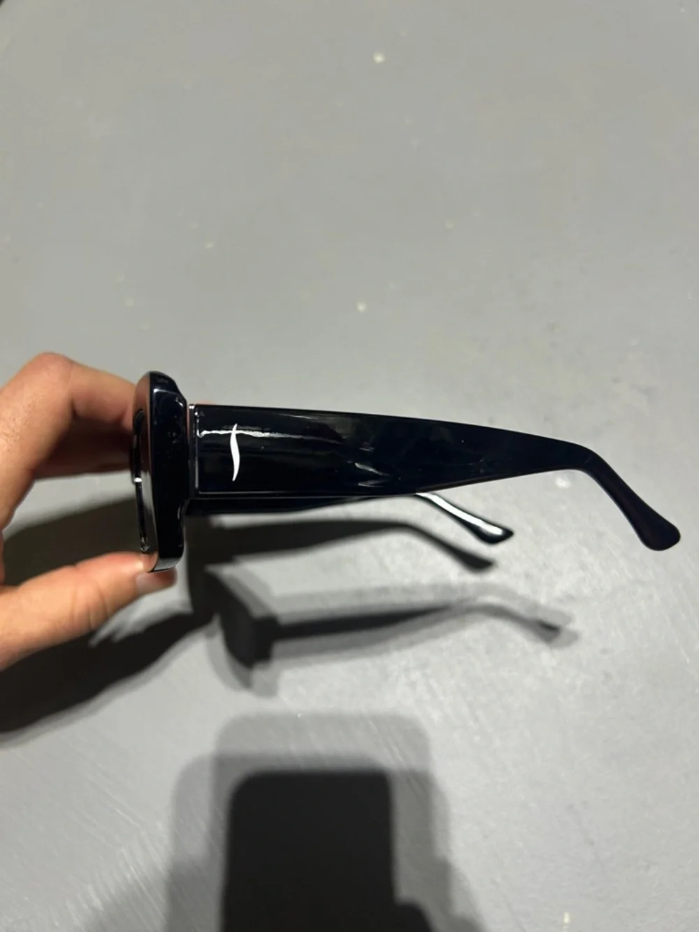(NEW) Sephora x DIFF Indy Black Chunky Polarized Sunglasses with Hard Case